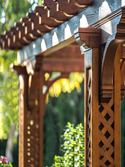 Porches de madera en Muros